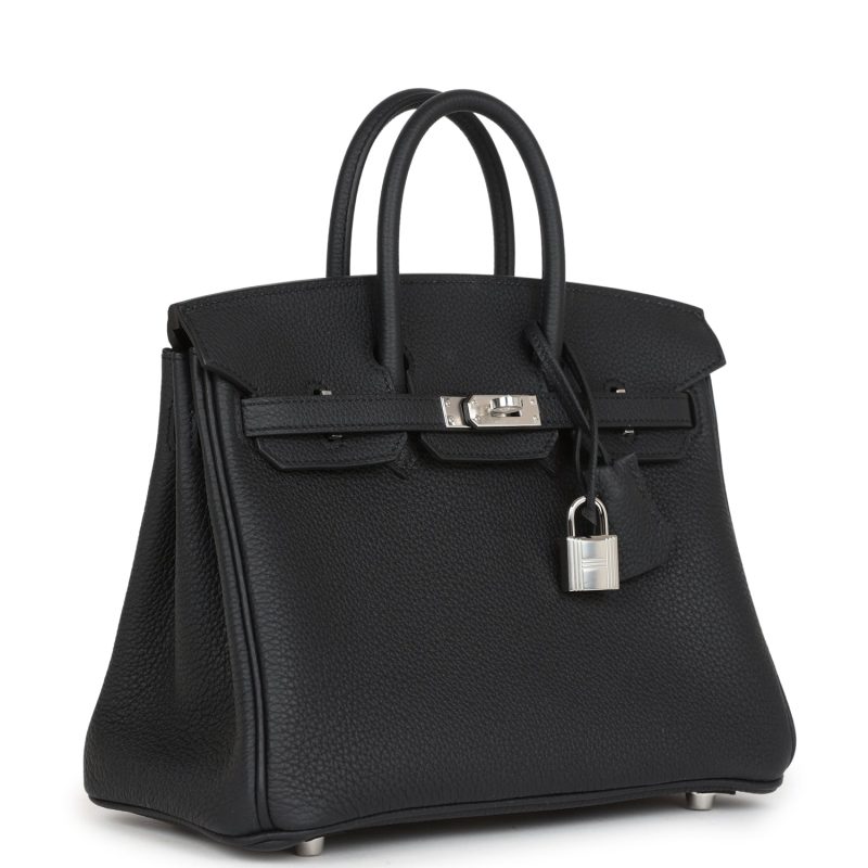 Hermes Birkin 25 Black Togo Palladium Hardware - Image 2