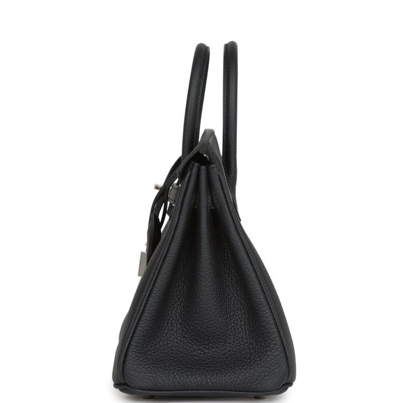Hermes Birkin 25 Black Togo Palladium Hardware - Image 3