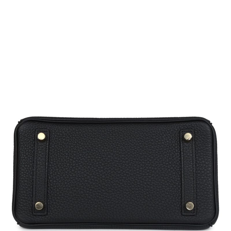 Hermes Birkin 25 Black Togo Gold Hardware - Image 5