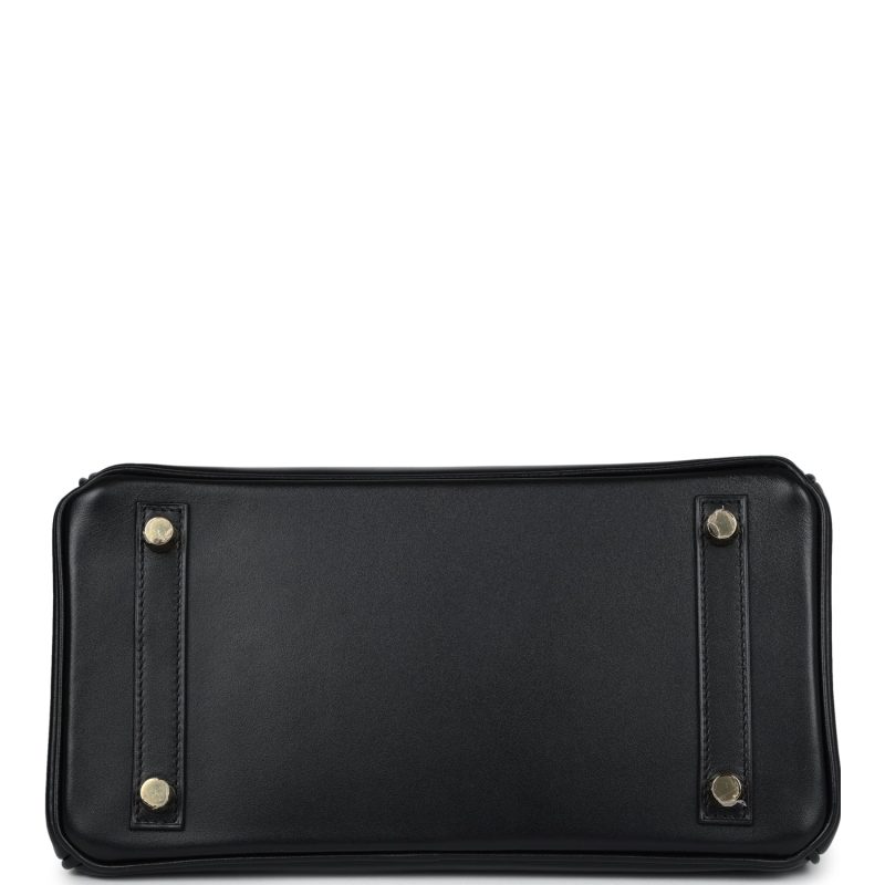 Hermes Birkin 25 Black Box Gold Hardware - Image 5