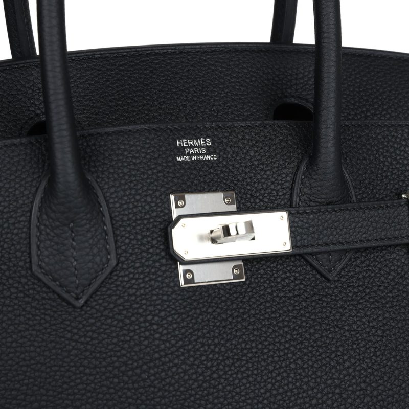 Hermes Birkin 30 Black Togo Palladium Hardware - Image 6