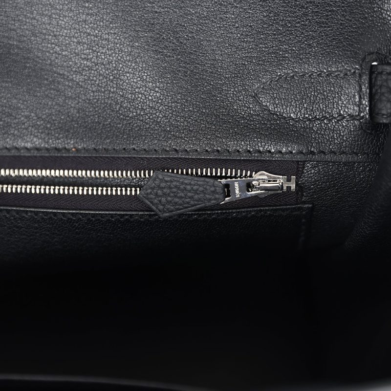 Hermes Birkin 30 Black Togo Palladium Hardware - Image 8