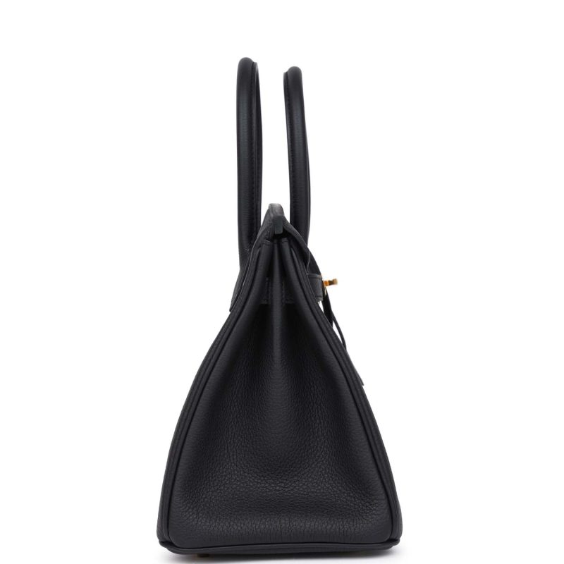 Hermes Birkin 30 Black Togo Gold Hardware - Image 3