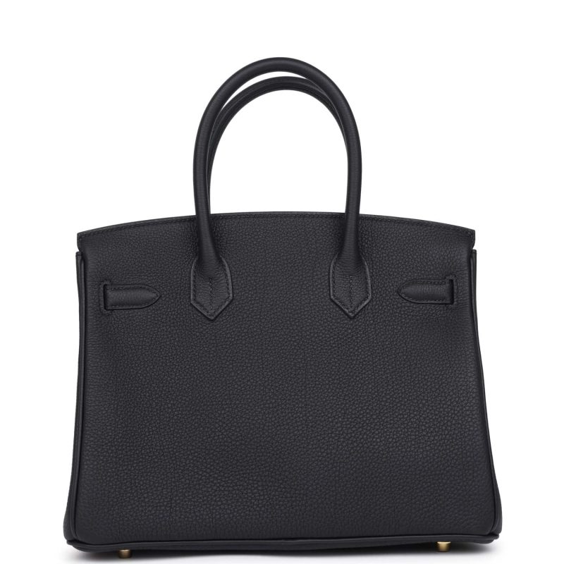 Hermes Birkin 30 Black Togo Gold Hardware - Image 4