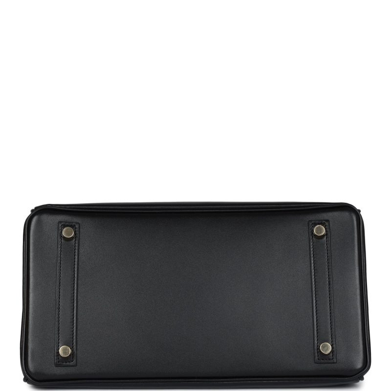 Hermes Birkin 30 Black Tadelakt Gold Hardware - Image 5