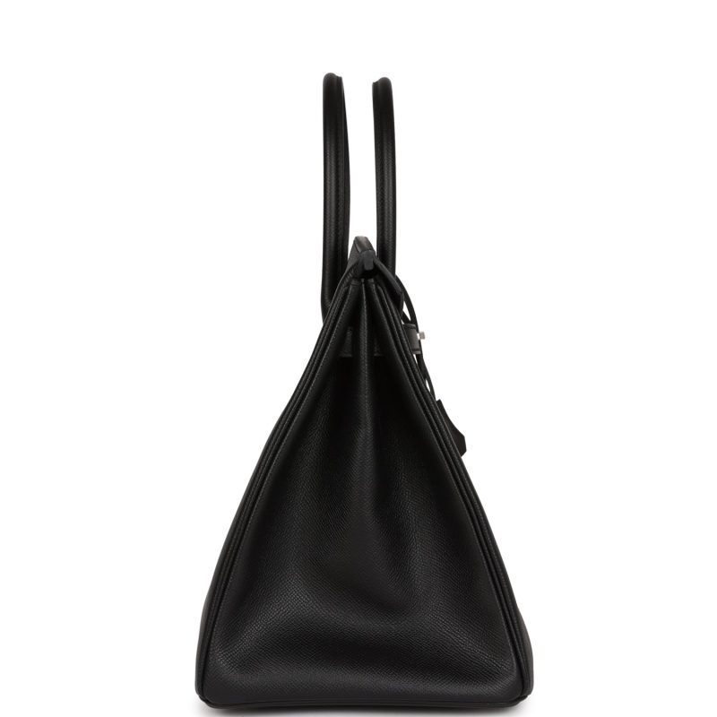 Hermes Birkin 35 Black Epsom Palladium Hardware - Image 3