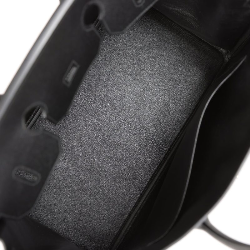 Hermes Birkin 35 Black Epsom Palladium Hardware - Image 6