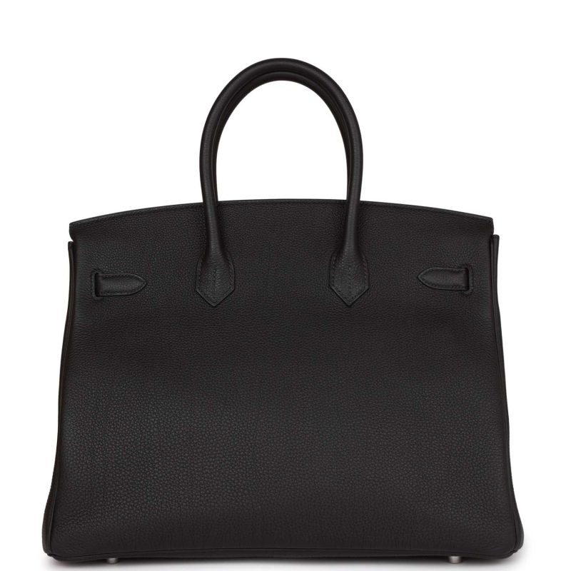 Hermes Birkin 35 Black Togo Palladium Hardware - Image 4