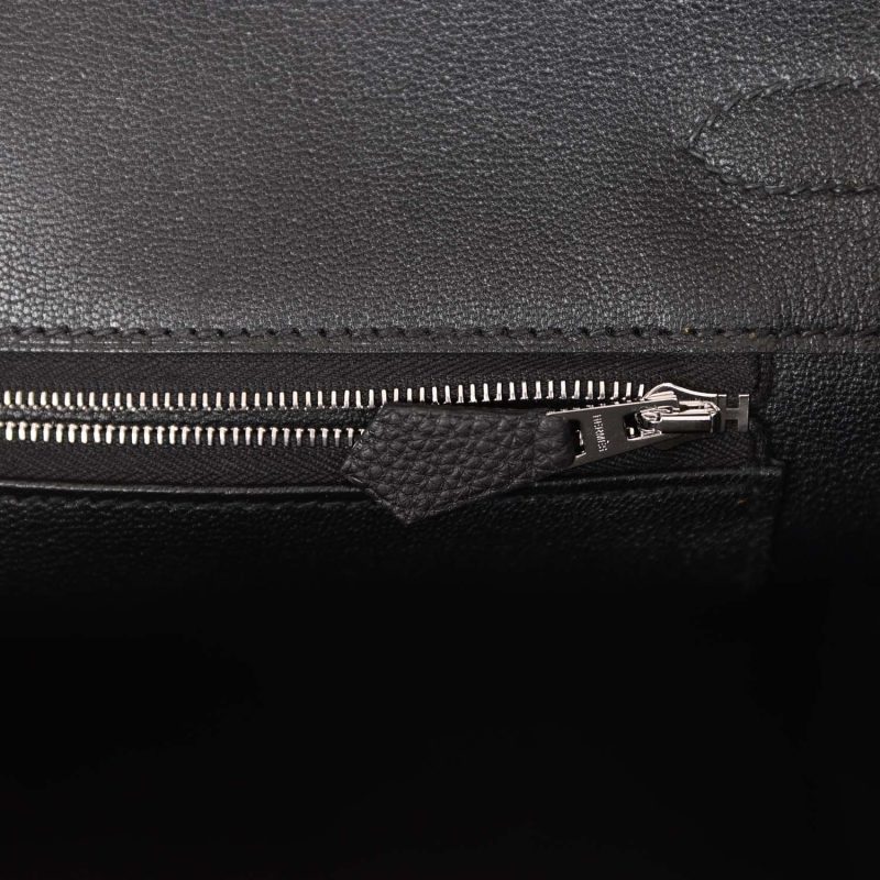 Hermes Birkin 35 Black Togo Palladium Hardware - Image 8