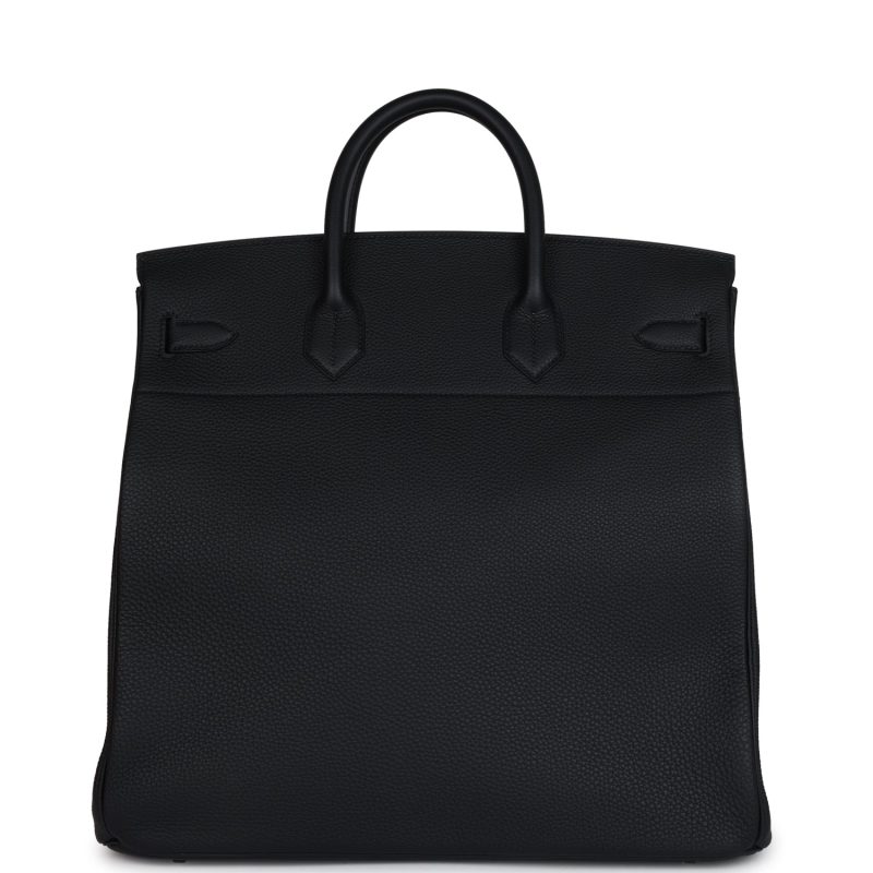 Hermes HAC Birkin 40 Black Togo Palladium Hardware - Image 4