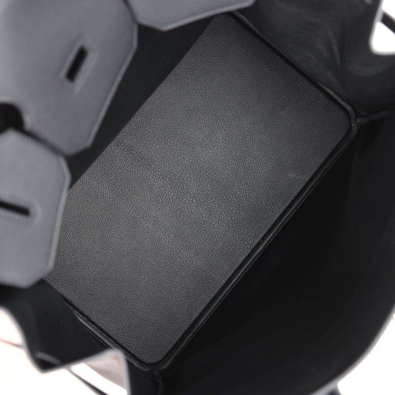 Hermes HAC Birkin 40 Black Togo Palladium Hardware - Image 7