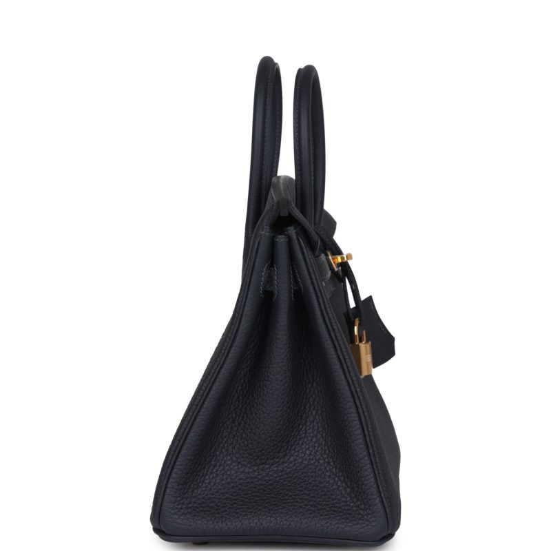 Hermes Birkin 25 Caban Togo Gold Hardware - Image 3
