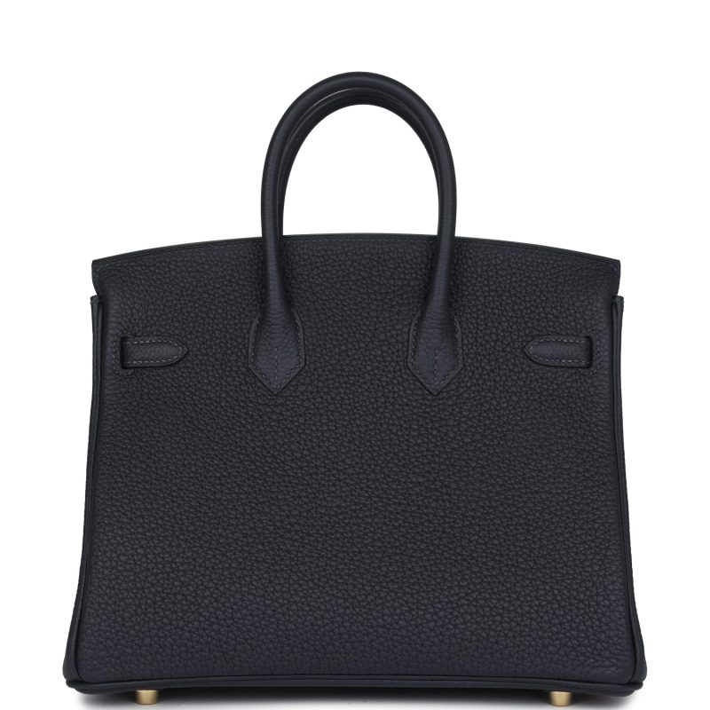 Hermes Birkin 25 Caban Togo Gold Hardware - Image 4