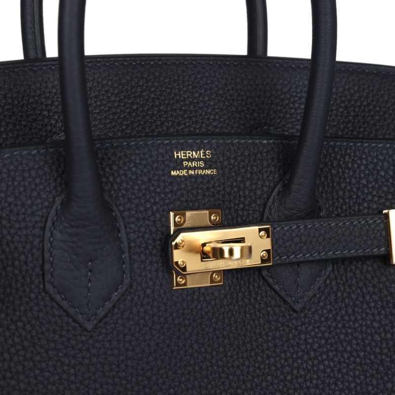 Hermes Birkin 25 Caban Togo Gold Hardware - Image 6