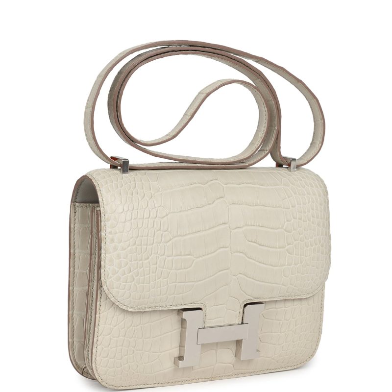 Hermes Constance 18 Beton Matte Alligator Palladium Hardware - Image 2