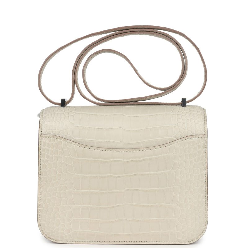 Hermes Constance 18 Beton Matte Alligator Palladium Hardware - Image 4