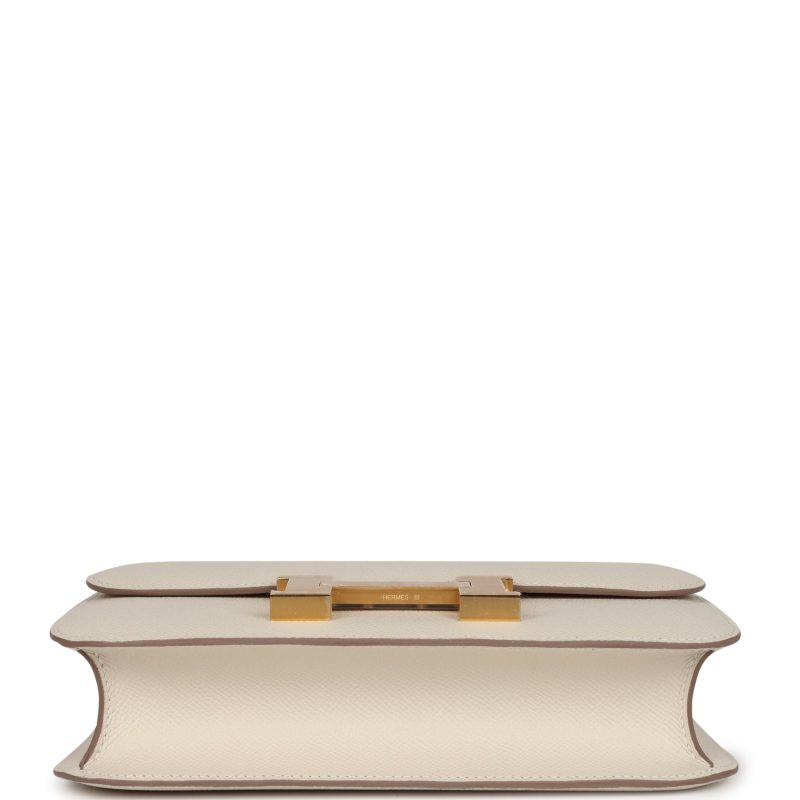 Hermes Constance 1-24 Craie Epsom Brushed Gold Hardware - Image 5