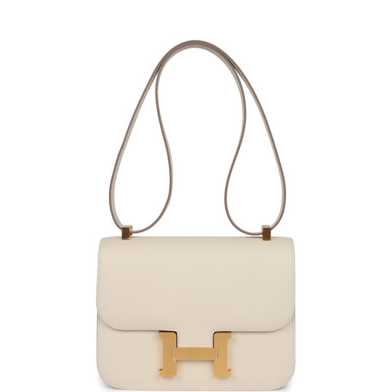 Hermes Constance 1-24 Craie Epsom Brushed Gold Hardware - Image 6