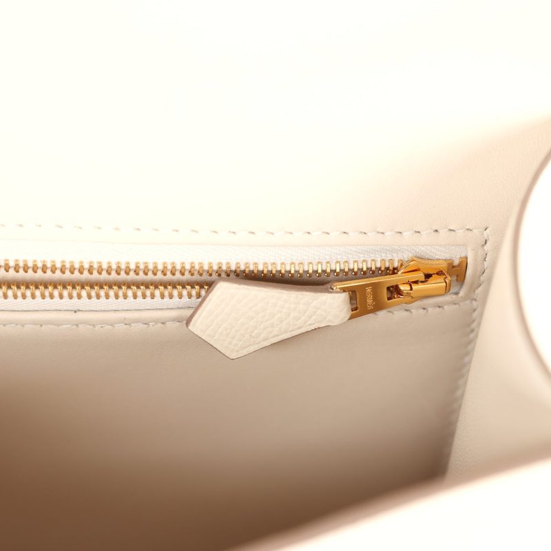 Hermes Constance 1-24 Craie Epsom Brushed Gold Hardware - Image 9
