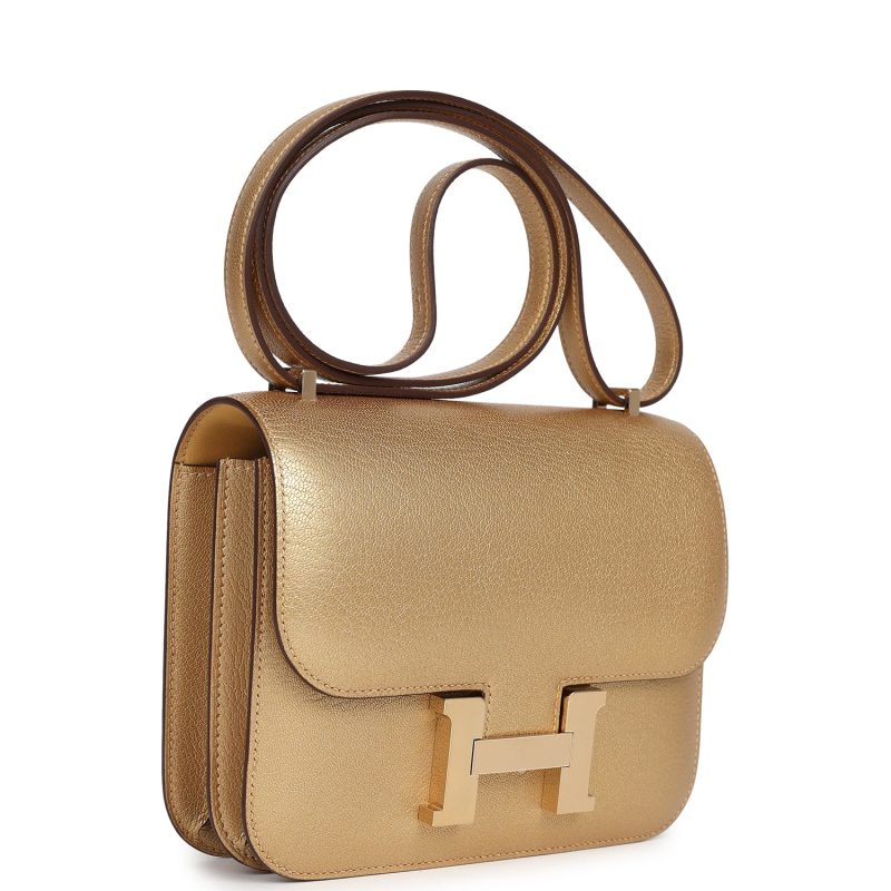 Hermes Constance 18 Dore Chamkilight Chevre Permabrass Hardware - Image 2