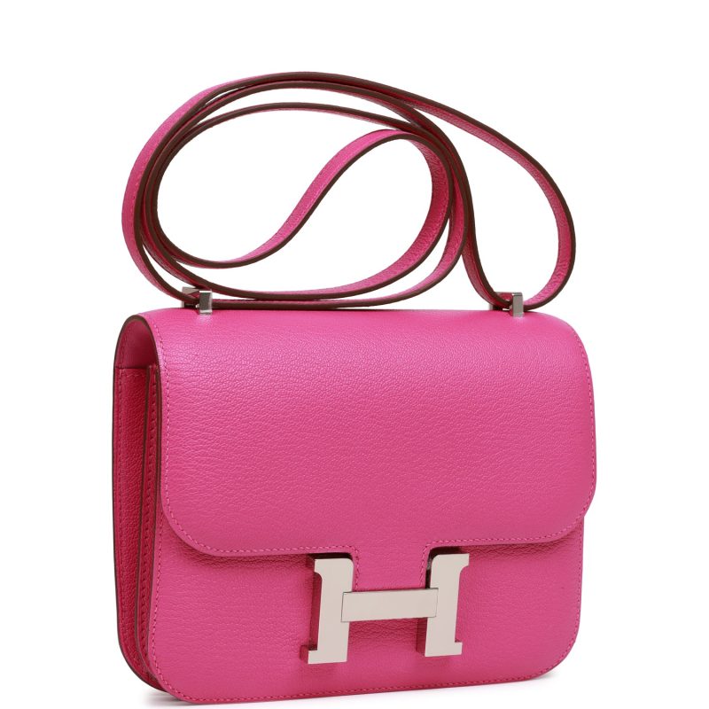 Hermes Constance 18 Magnolia Chevre Palladium Hardware - Image 2