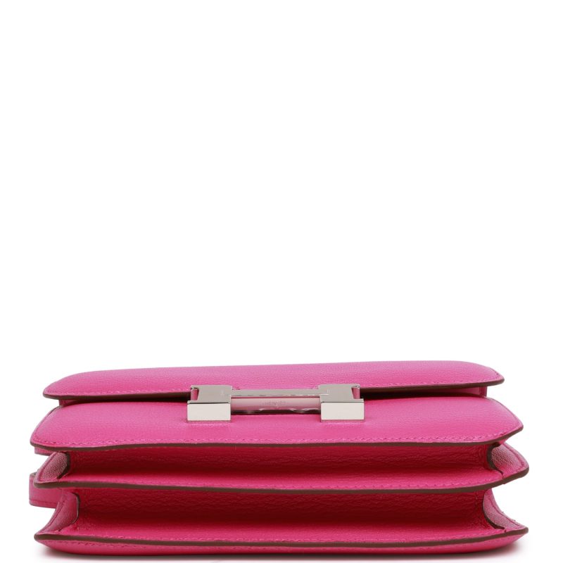 Hermes Constance 18 Magnolia Chevre Palladium Hardware - Image 5