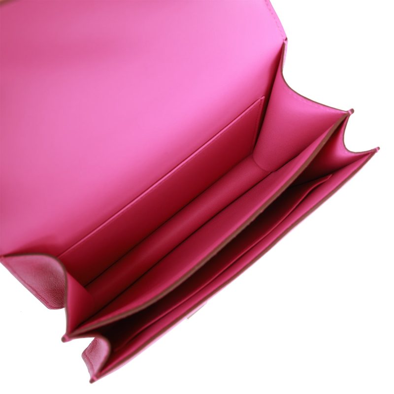 Hermes Constance 18 Magnolia Chevre Palladium Hardware - Image 8