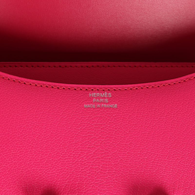 Hermes Constance 18 Rose Pop Chevre Chamkila Palladium Hardware - Image 7