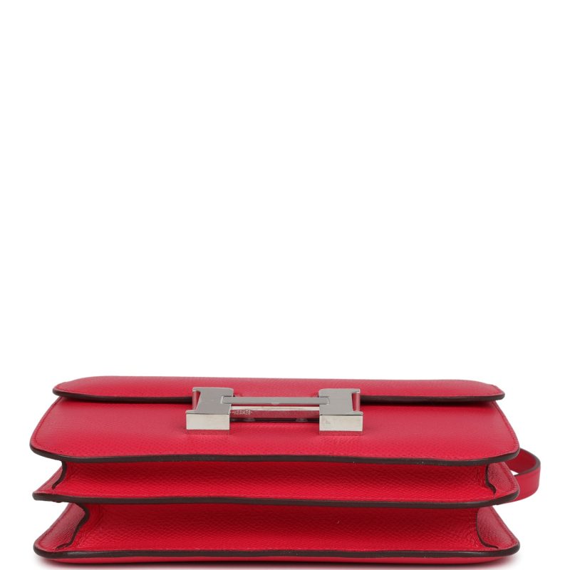Hermes Constance 18 Rose Extreme Epsom Palladium Hardware - Image 5