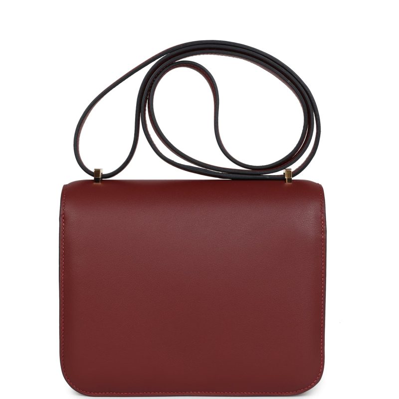 Hermes Constance 18 Rouge H Swift Gold Hardware - Image 4