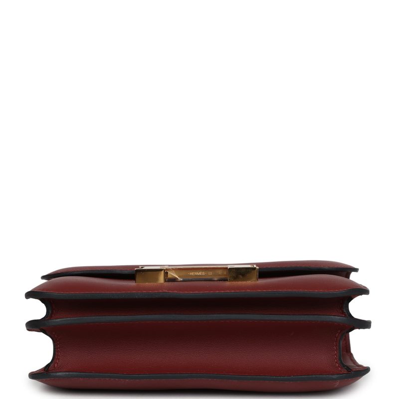 Hermes Constance 18 Rouge H Swift Gold Hardware - Image 5
