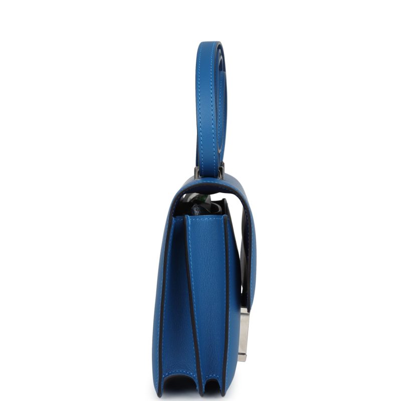 Hermes Constance 18 Mykonos Verso Evercolor Palladium Hardware - Image 3