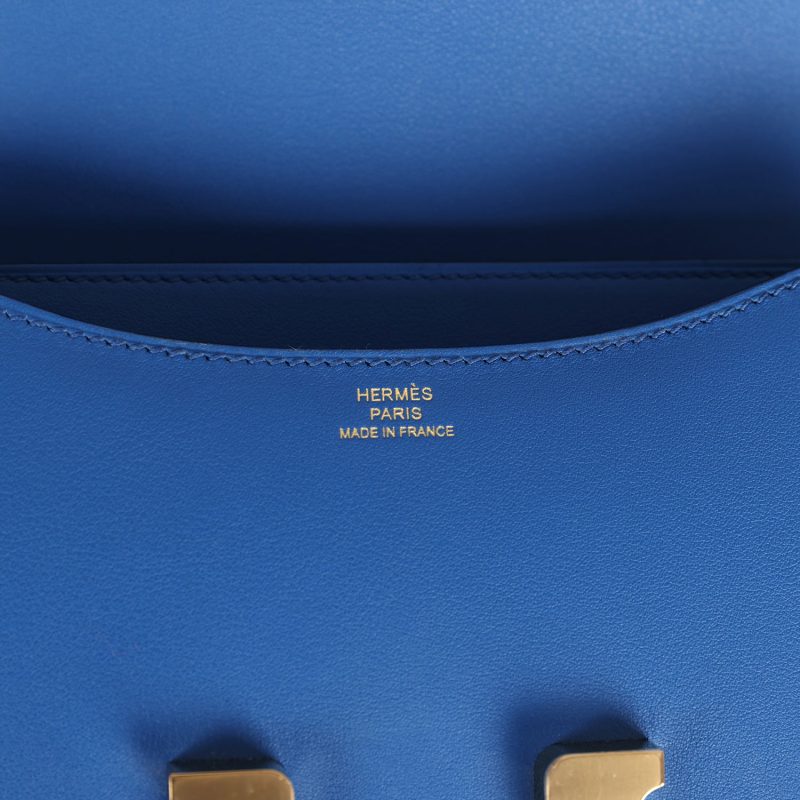 Hermes Constance 18 Bleu France Swift Gold Hardware - Image 7