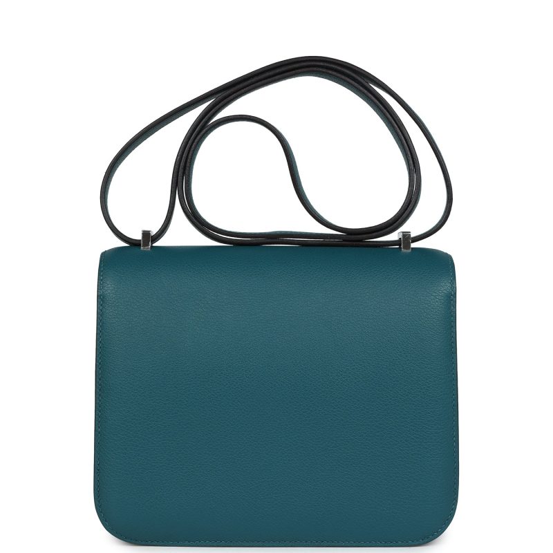 Hermes Constance 18 Vert Bosphore Evercolor Palladium Hardware - Image 4