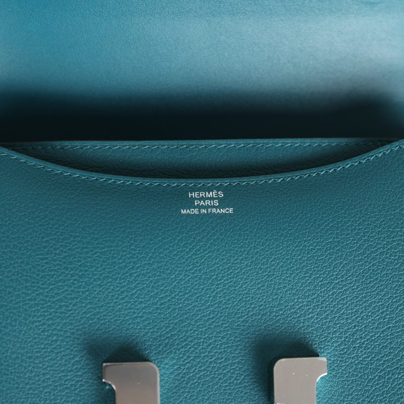 Hermes Constance 18 Vert Bosphore Evercolor Palladium Hardware - Image 7