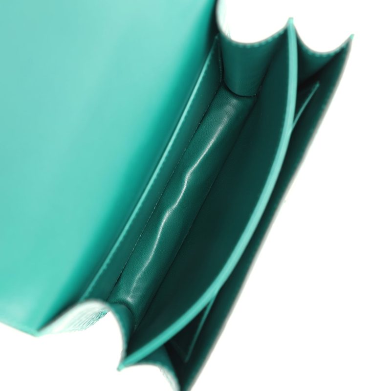 Hermes Constance 18 Malachite Matte Alligator Gold Hardware - Image 8