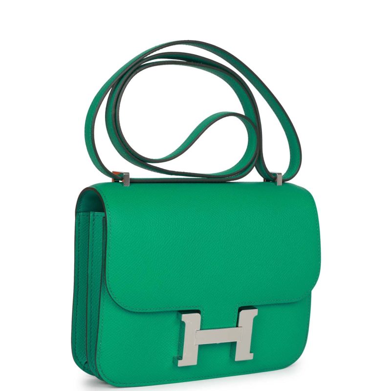 Hermes Constance 18 Vert Jade Epsom Palladium Hardware - Image 2