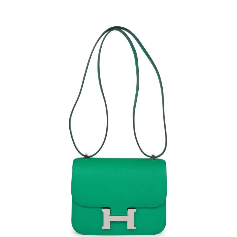 Hermes Constance 18 Vert Jade Epsom Palladium Hardware - Image 6