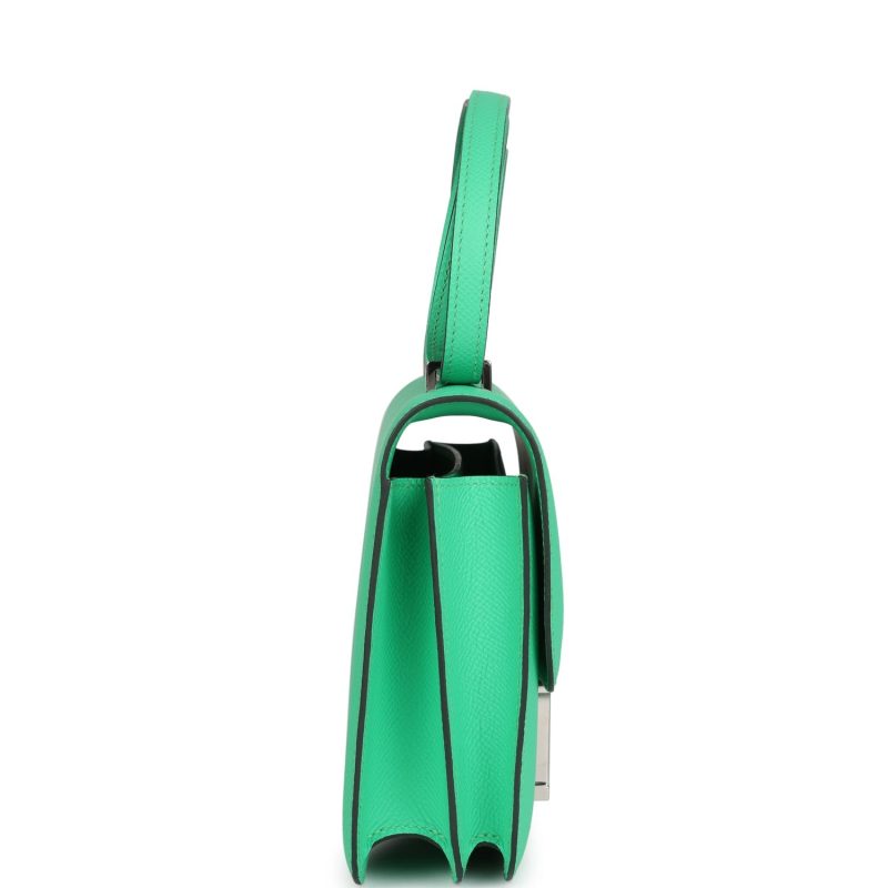 Hermes Constance 18 Vert Comics Epsom Palladium Hardware - Image 3