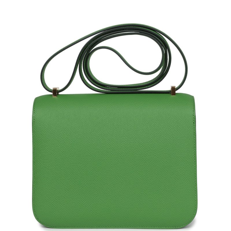 Hermes Constance 18 Vert Yucca Epsom Gold Hardware - Image 4