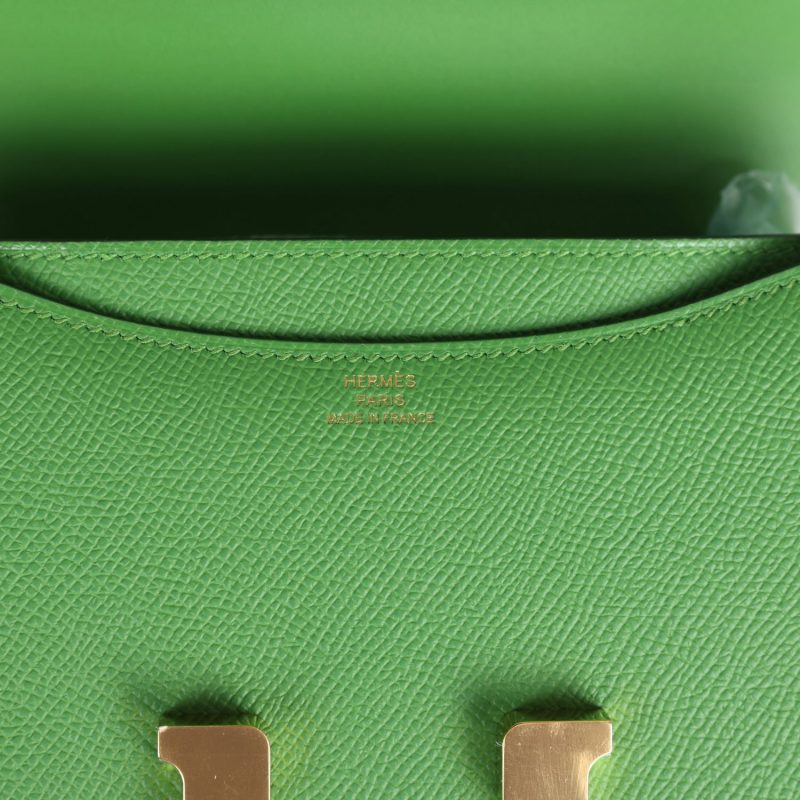 Hermes Constance 18 Vert Yucca Epsom Gold Hardware - Image 7