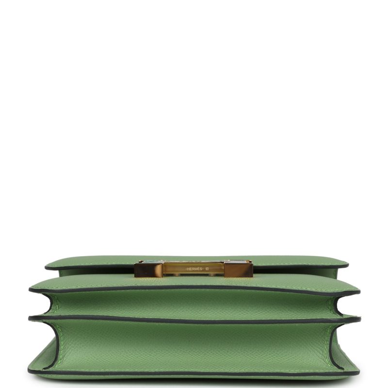 Hermes Constance 18 Vert Criquet Epsom Marquette Hardware - Image 5