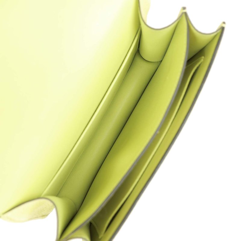 Hermes Constance 18 Jaune Bourgeon Chevre Palladium Hardware - Image 8
