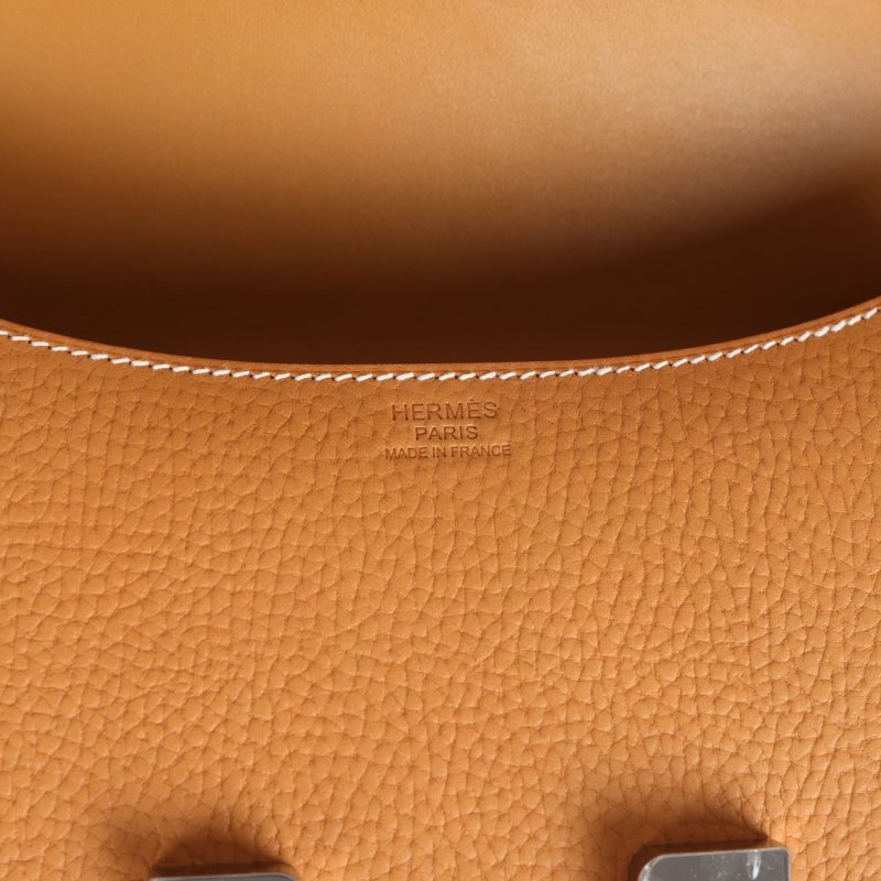 Hermes Constance 1-24 Naturel Sable Vache Naturel Graine Palladium Hardware - Image 7