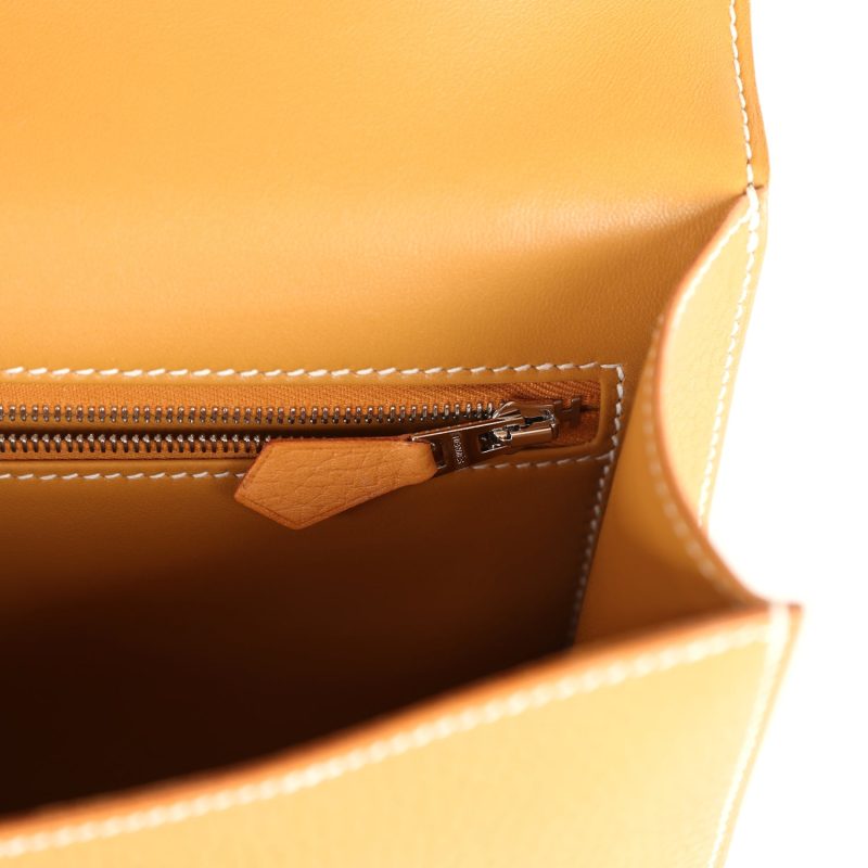 Hermes Constance 1-24 Naturel Sable Vache Naturel Graine Palladium Hardware - Image 9
