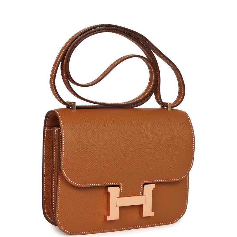Hermes Constance 18 Gold Epsom Rose Gold Hardware - Image 2