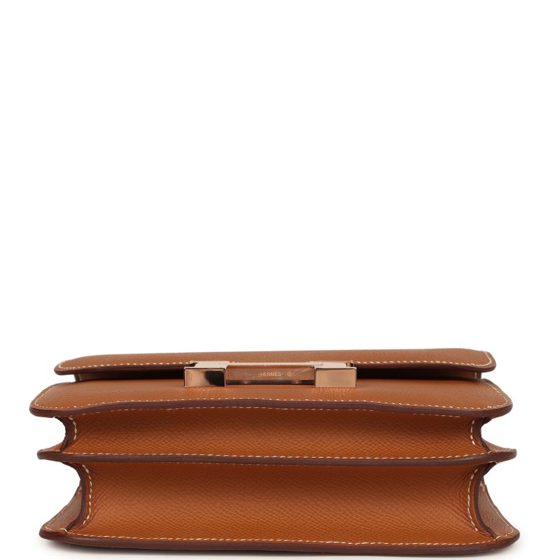 Hermes Constance 18 Gold Epsom Rose Gold Hardware - Image 5