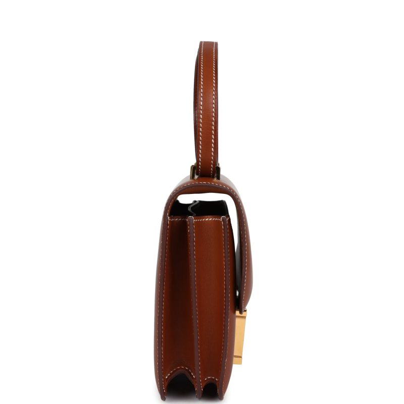 Hermes Constance 18 Fauve Barenia Gold Hardware - Image 3