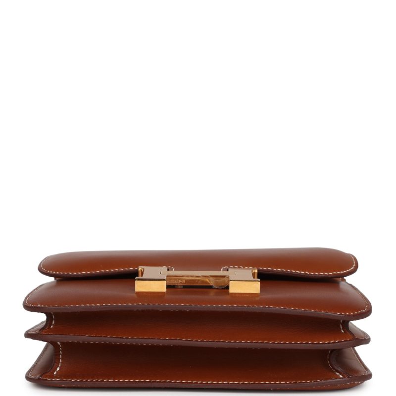Hermes Constance 18 Fauve Barenia Gold Hardware - Image 5
