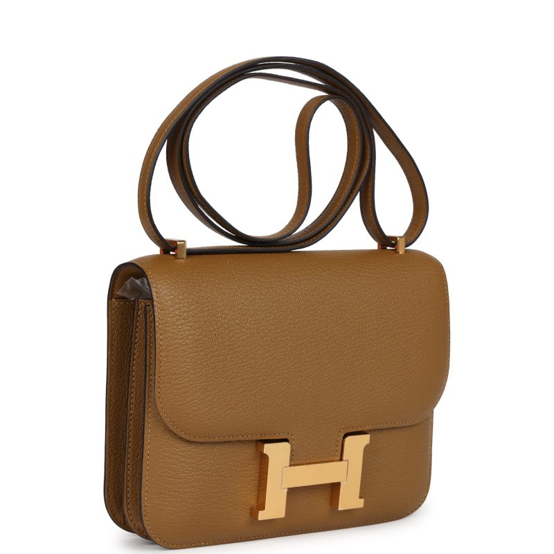 Hermes Constance 18 Kraft Chevre Gold Hardware - Image 2
